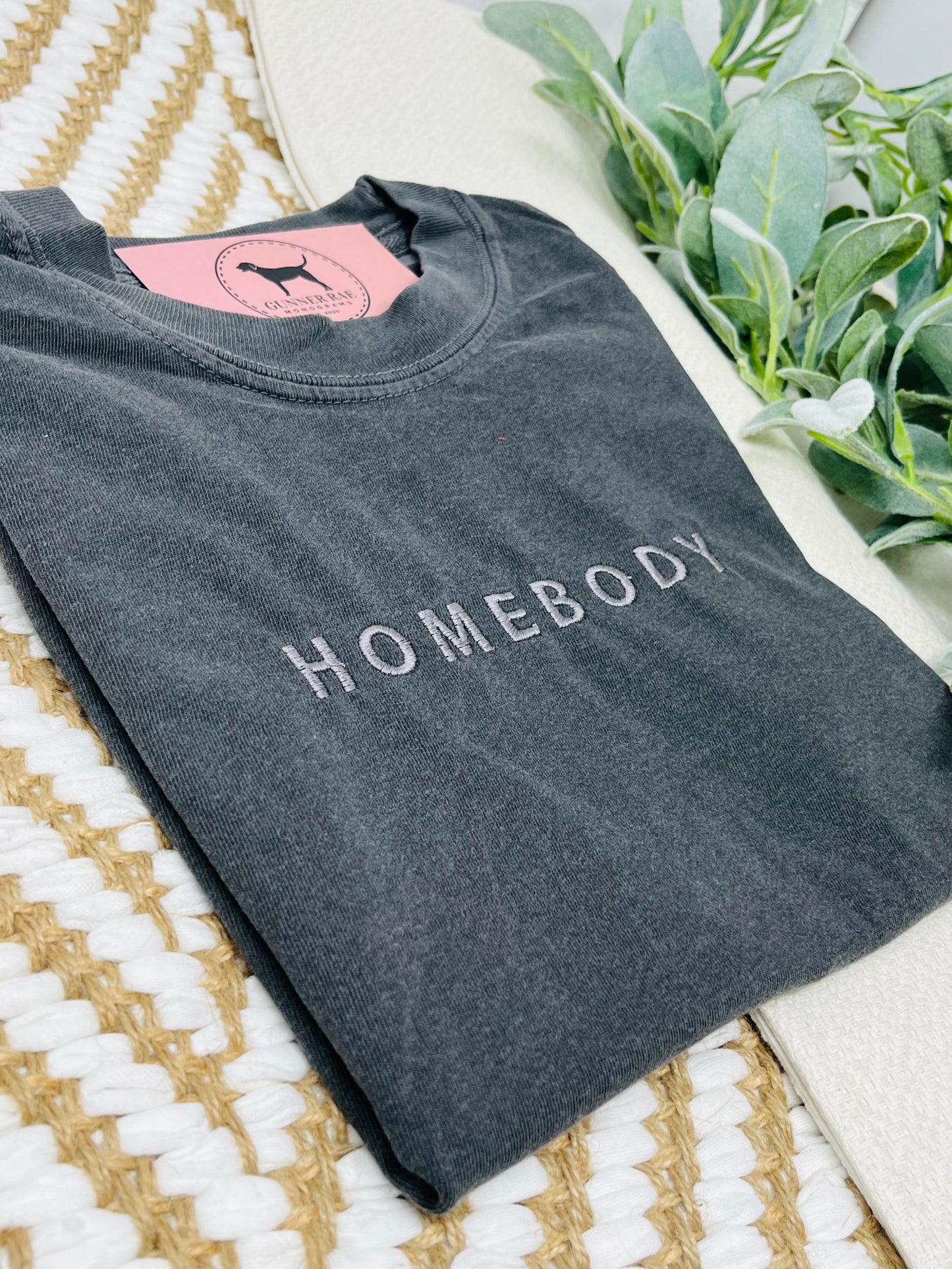 HOMEBODY Custom Embroidered T-shirt or Sweatshirt