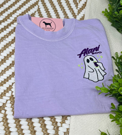 ALAN! BOO GHOST Embroidered T-shirt or Sweatshirt