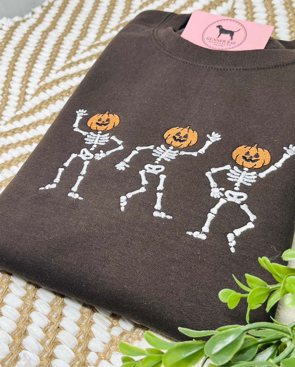 DANCING SKELETONS Embroidered T-shirt or Sweatshirt