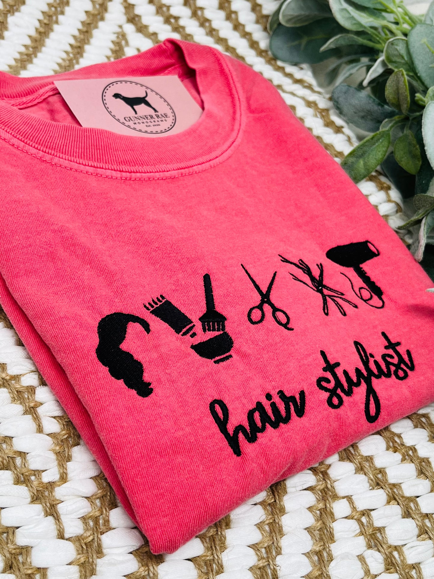 HAIR STYLIST Embroidered T-shirt or Sweatshirt