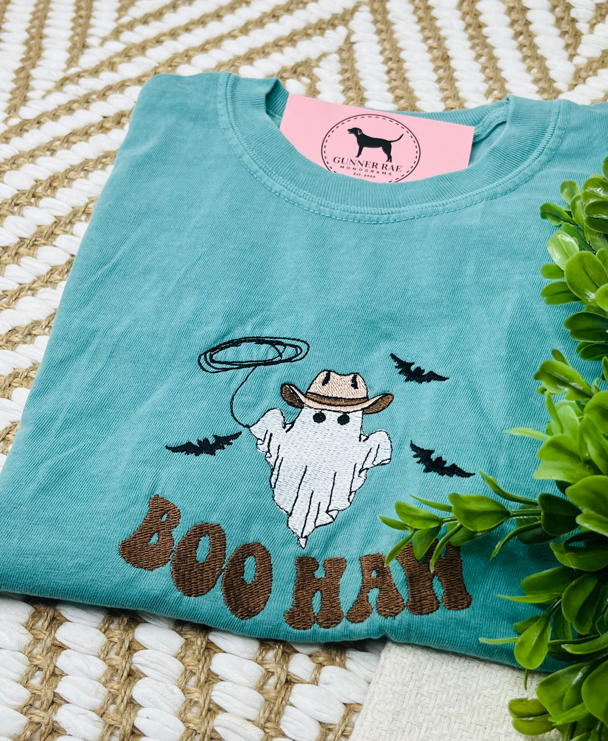 BOO HAW Embroidered T-shirt or Sweatshirt