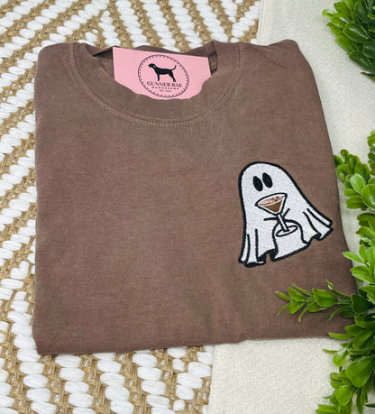 ESPRESSO MARTINI GHOST Embroidered T-shirt or Sweatshirt