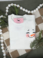SNOWMAN Embroidered T-shirt or Sweatshirt