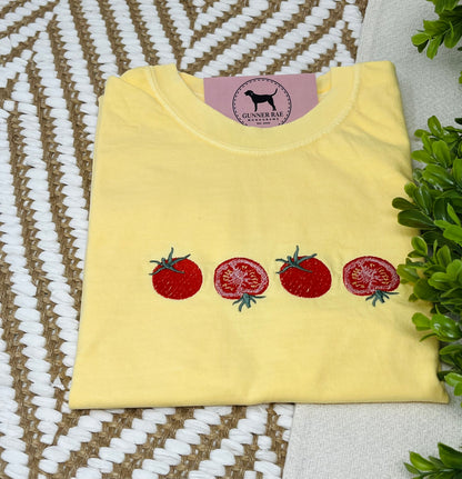 Tomato Embroidered T-shirt or Sweatshirt