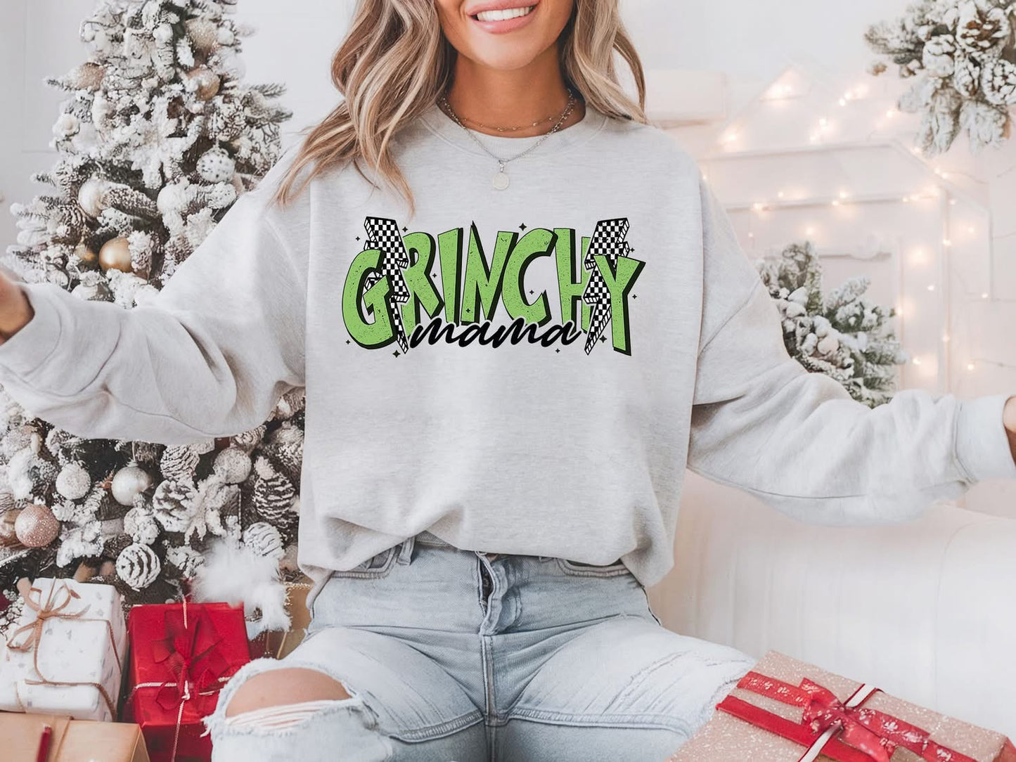 GR!INCHY MAMA Graphic T-shirt or Sweatshirt