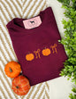 PUMPKIN BOW Embroidered T-shirt or Sweatshirt