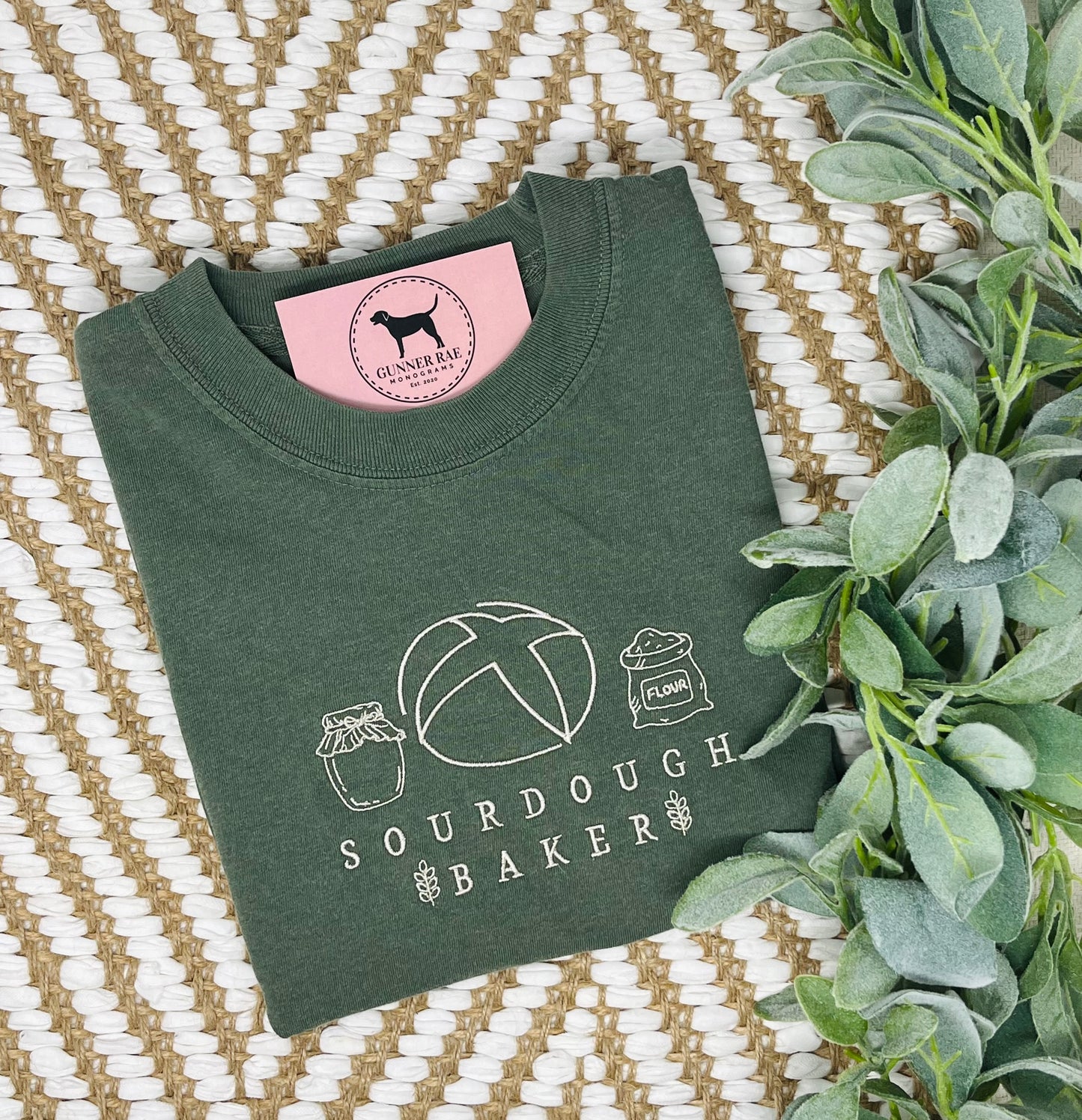 SOURDOUGH BAKER Embroidered T-shirt or Sweatshirt