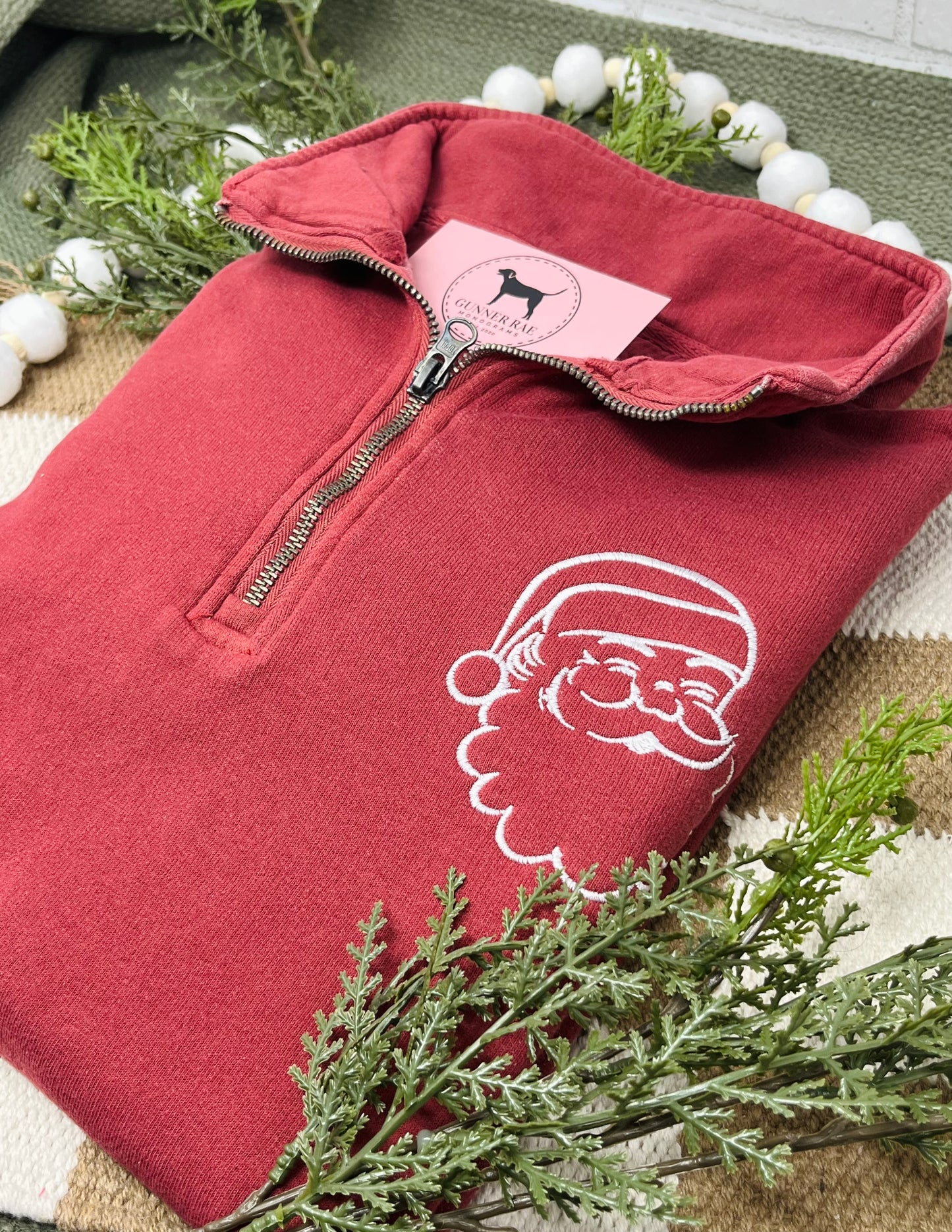 SANTA 1/4 ZIP Sweatshirt