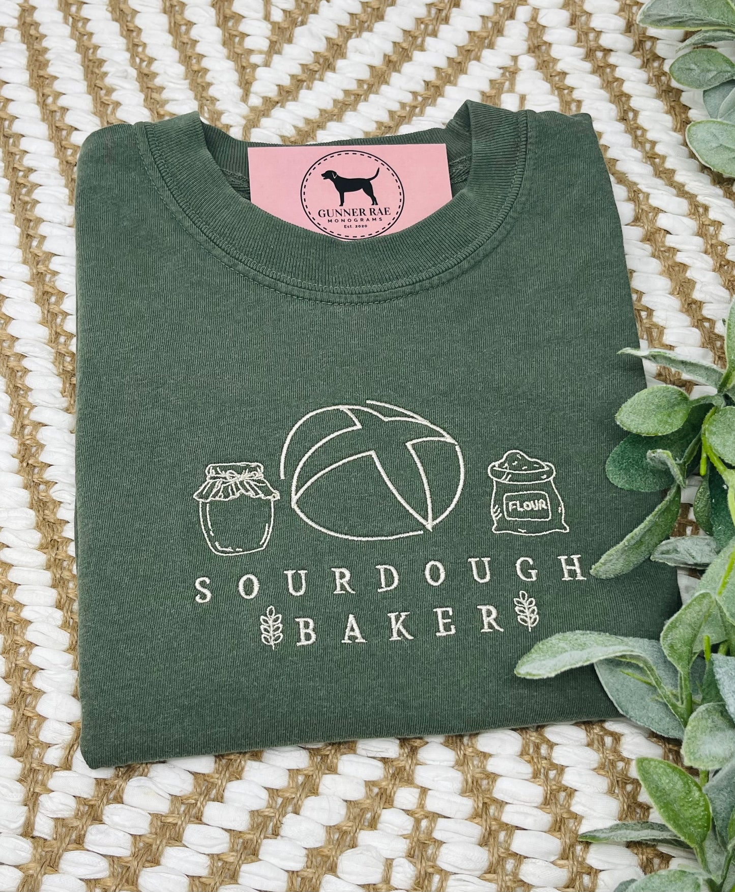 SOURDOUGH BAKER Embroidered T-shirt or Sweatshirt