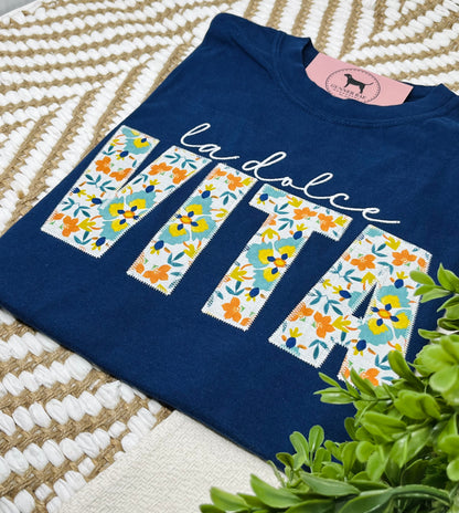 La Dolce Applique T-shirt or Sweatshirt