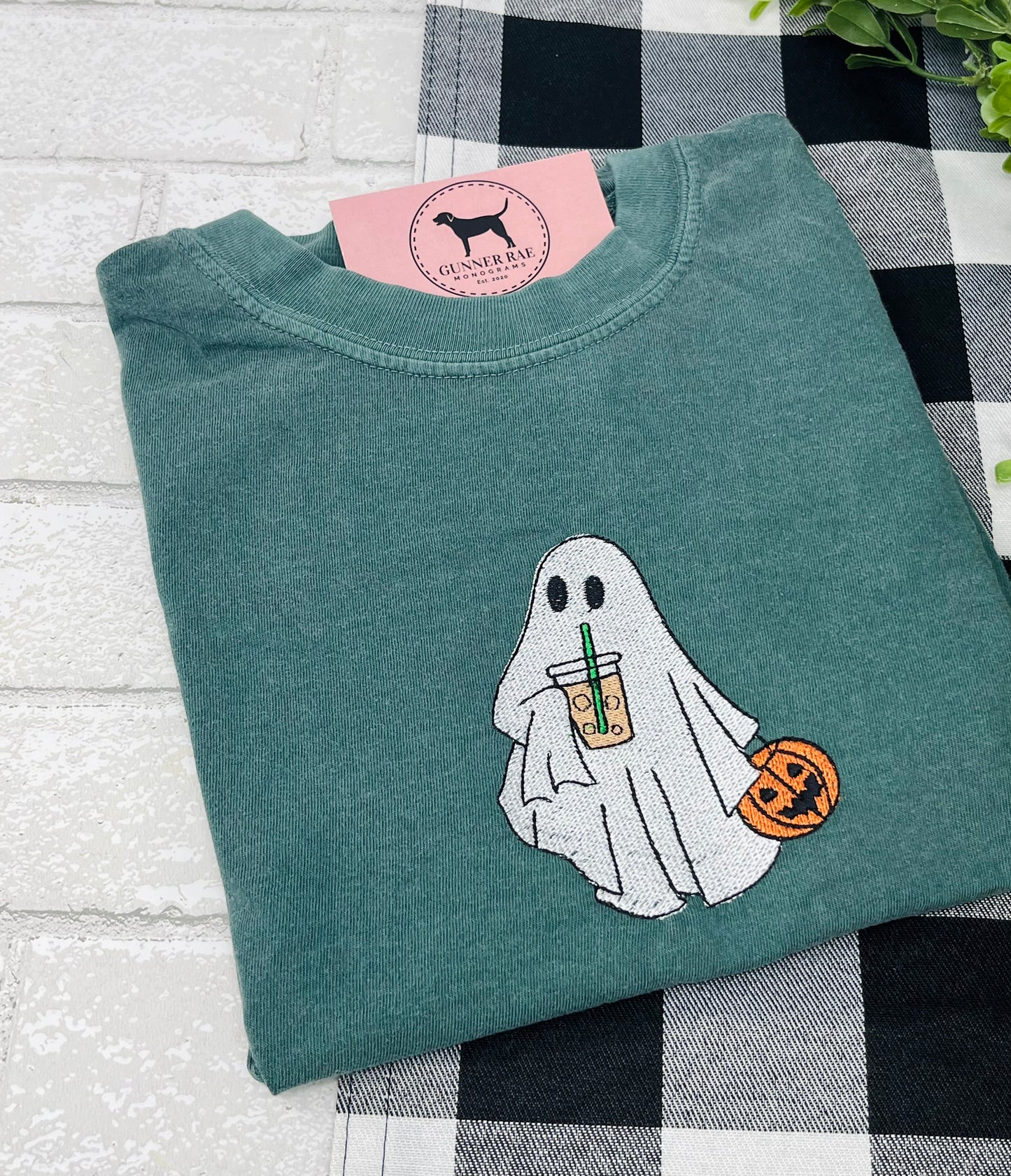 COFFEE GHOST Embroidered T-shirt or Sweatshirt