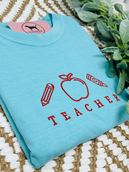 TEACHING Embroidered T-shirt or Sweatshirt