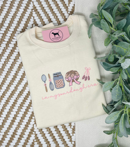 IN MY SOURDOUGH ERA Custom Embroidered T-shirt or Sweatshirt