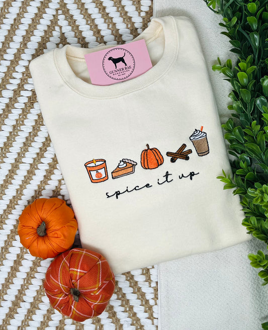 SPICE IT UP Embroidered T-shirt or Sweatshirt