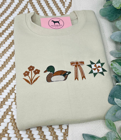 VINTAGE MALLARD ICONS Custom Embroidered T-shirt or Sweatshirt