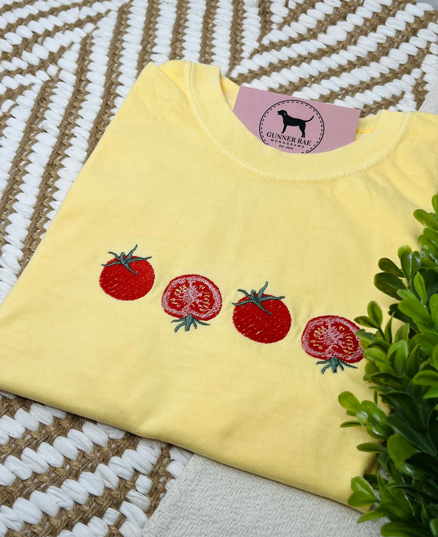 Tomato Embroidered T-shirt or Sweatshirt
