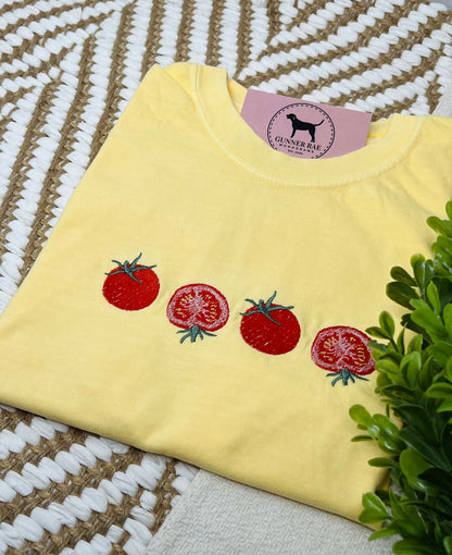 Tomato Embroidered T-shirt or Sweatshirt