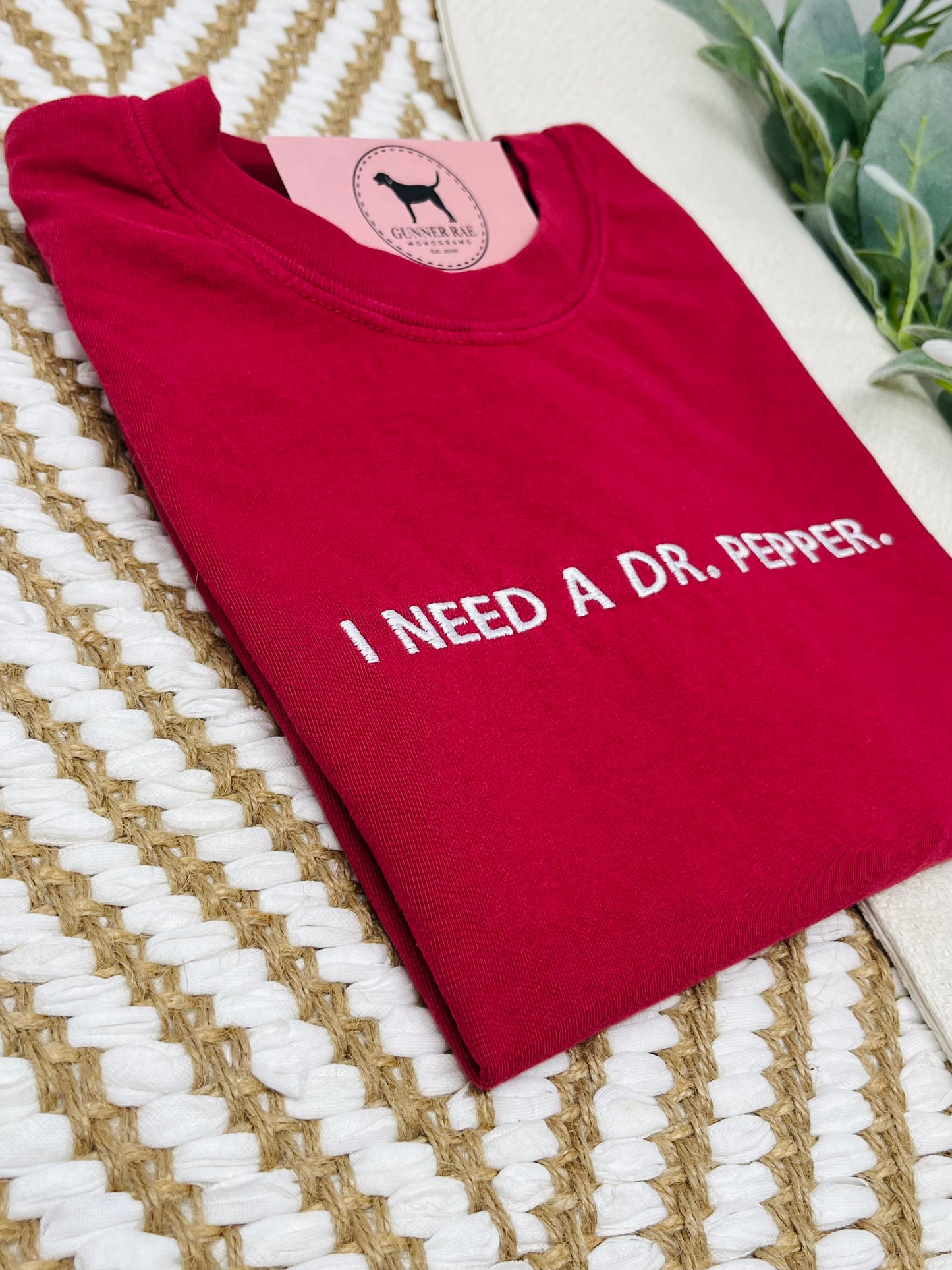 I NEED A DR. SODA Custom Embroidered T-shirt or Sweatshirt