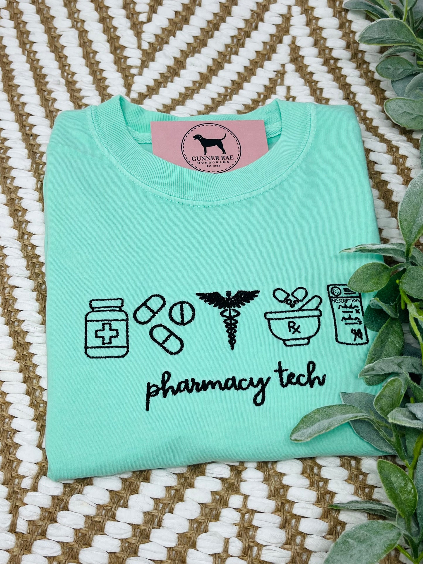PHARMACY TECH Embroidered T-shirt or Sweatshirt