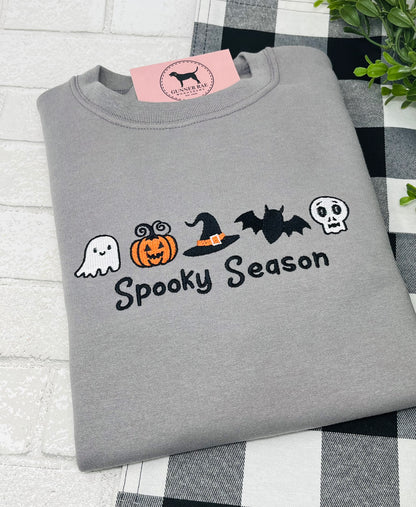 SPOOKY SEASON ICONS 5 Embroidered T-shirt or Sweatshirt