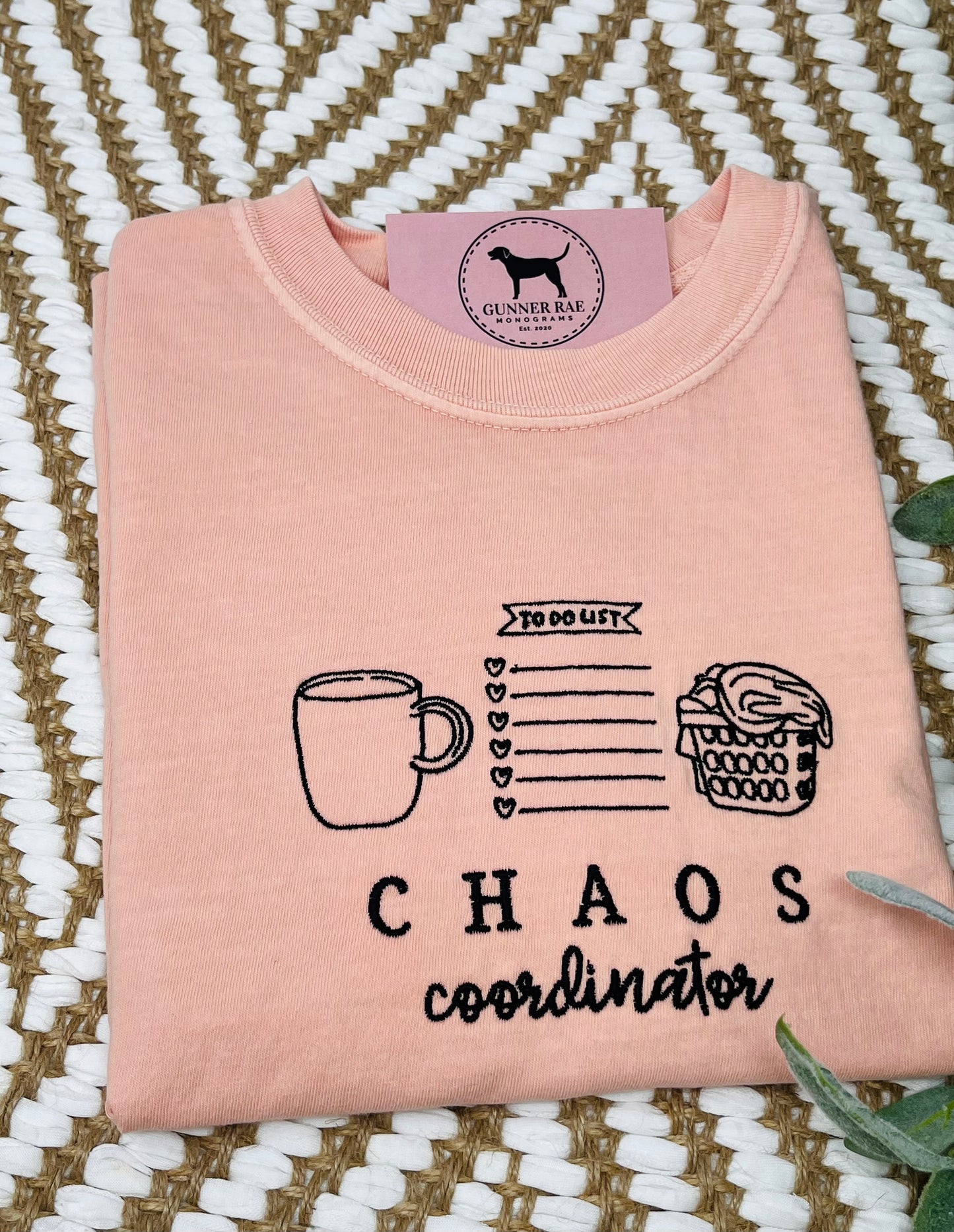 CHAOS COORDINATOR Embroidered T-shirt or Sweatshirt