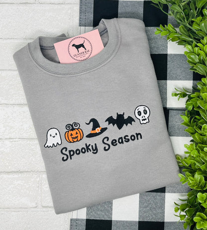 SPOOKY SEASON ICONS 5 Embroidered T-shirt or Sweatshirt