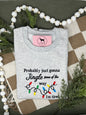 JINGLE SOME OF THE WAY Embroidered T-shirt or Sweatshirt