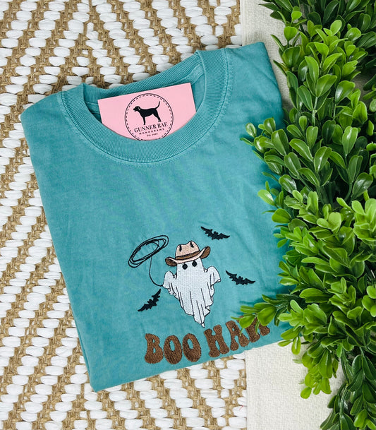 BOO HAW Embroidered T-shirt or Sweatshirt