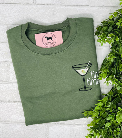 'TINI TIME Embroidered T-shirt or Sweatshirt