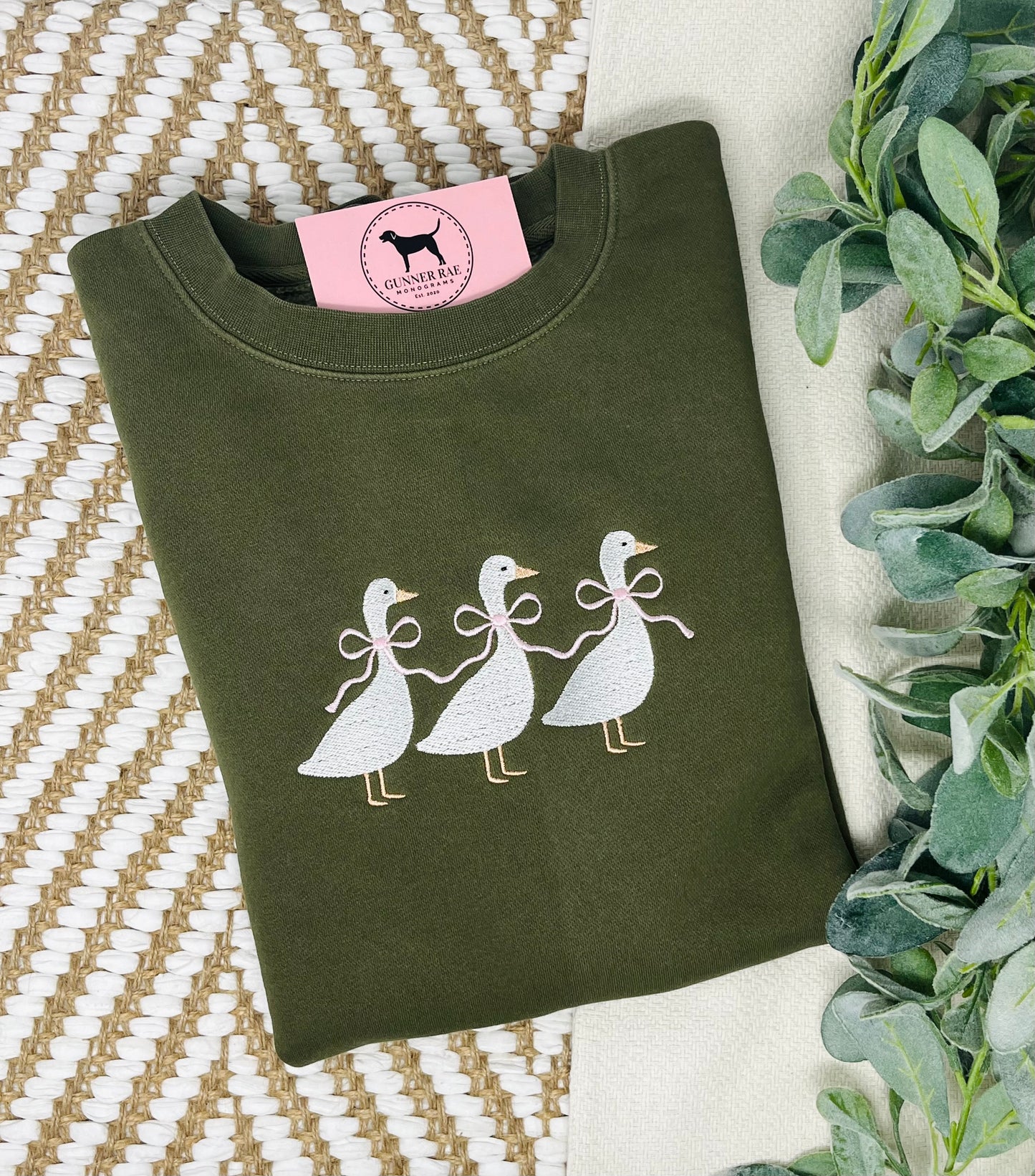 GOOSE TRIO Custom Embroidered T-shirt or Sweatshirt