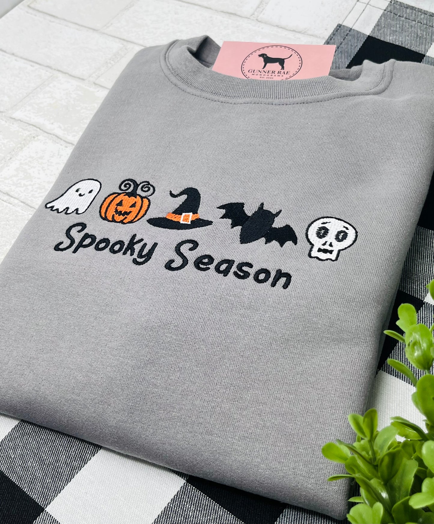 SPOOKY SEASON ICONS 5 Embroidered T-shirt or Sweatshirt