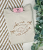 WAKE ME WITH A PASTRY Custom Embroidered T-shirt or Sweatshirt