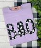 BOO GHOST Applique Embroidered T-shirt or Sweatshirt