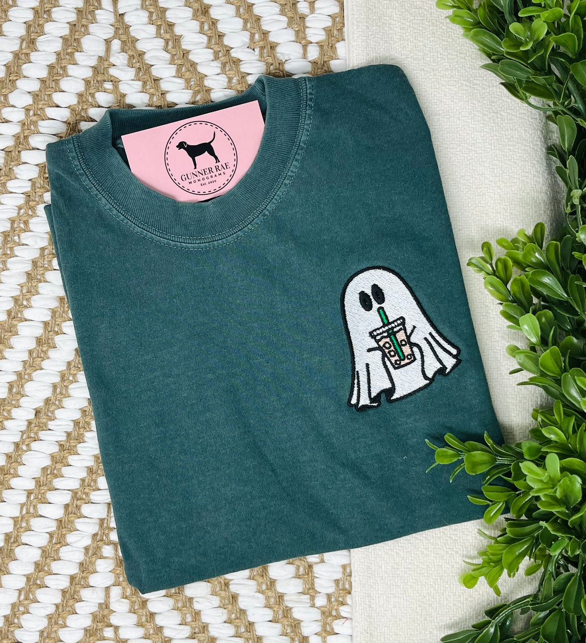 COFFEE GHOST Embroidered T-shirt or Sweatshirt