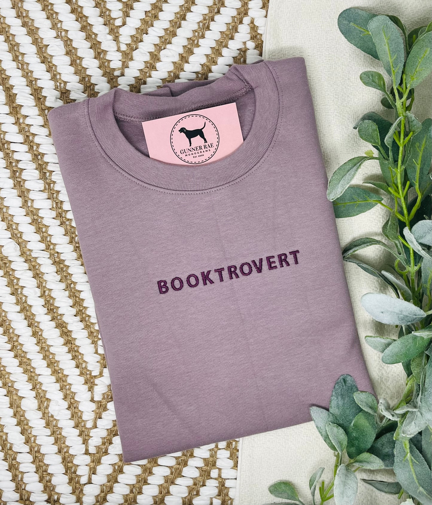 BOOKTROVERT Custom Embroidered T-shirt or Sweatshirt