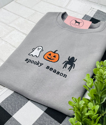 SPOOKY SEASON ICONS 3 Embroidered T-shirt or Sweatshirt