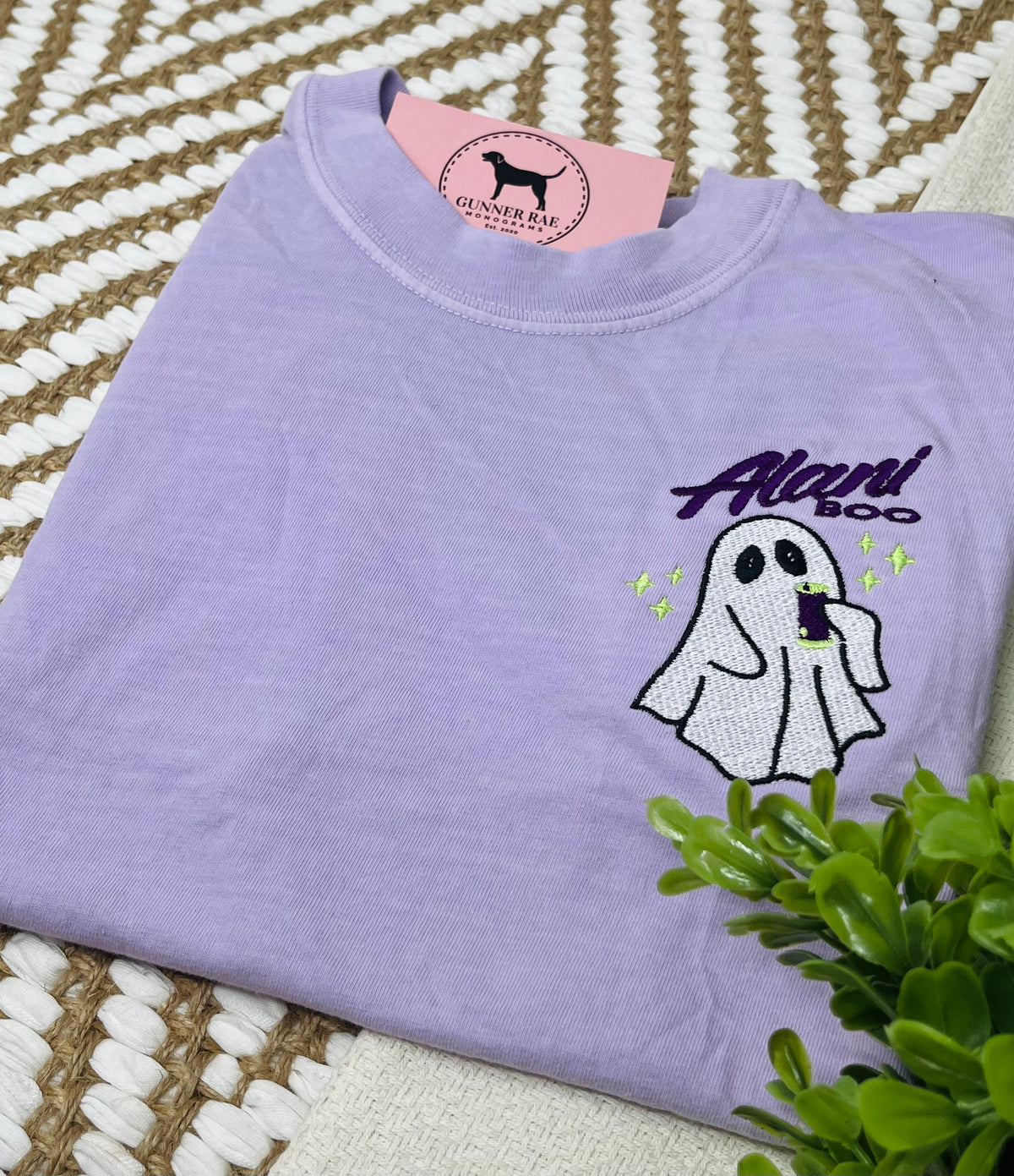 ALAN! BOO GHOST Embroidered T-shirt or Sweatshirt