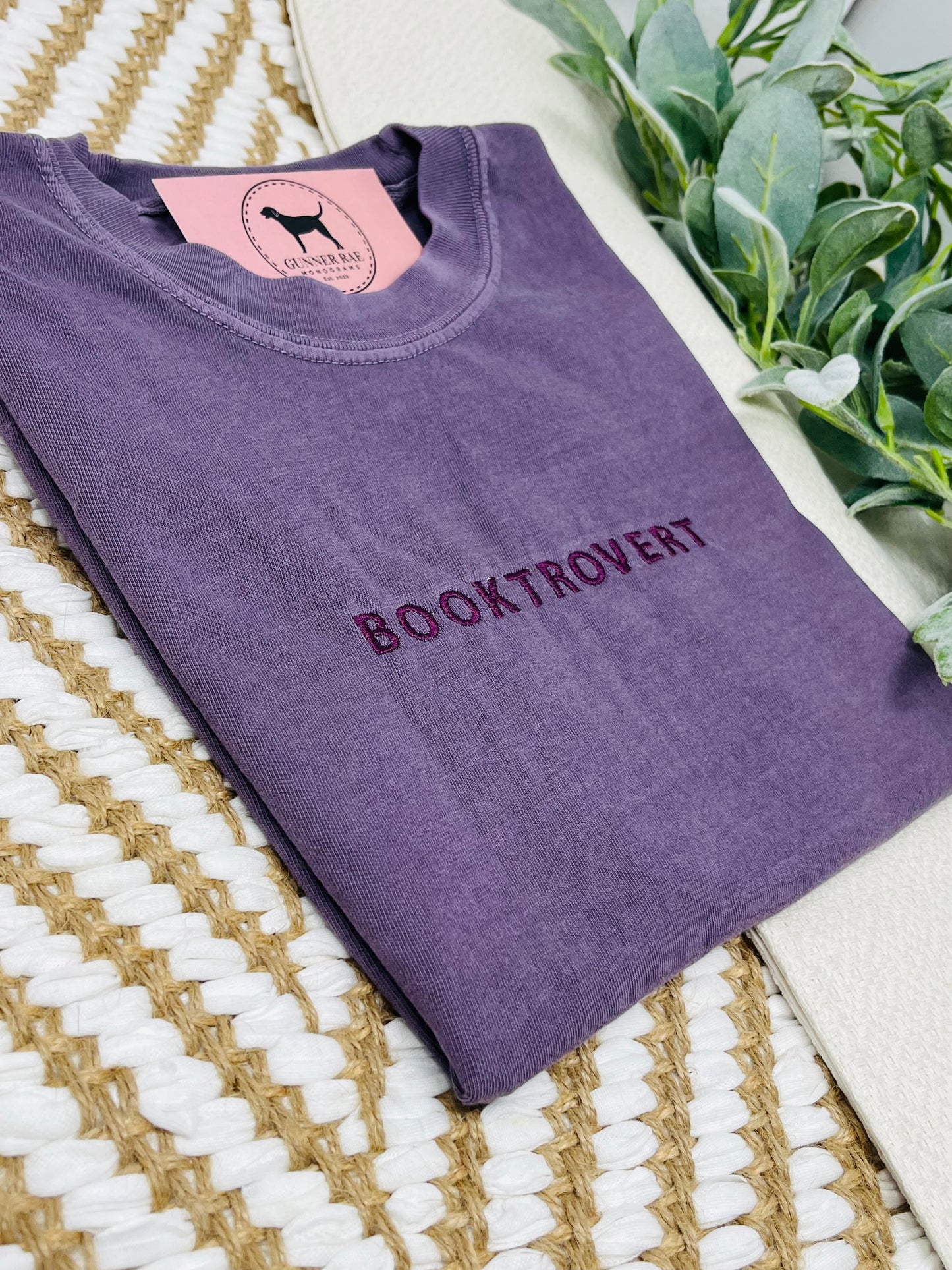 BOOKTROVERT Custom Embroidered T-shirt or Sweatshirt