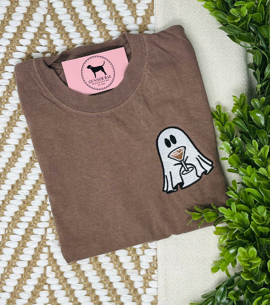 ESPRESSO MARTINI GHOST Embroidered T-shirt or Sweatshirt