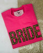 BRIDE Custom Applique Embroidered T-shirt or Sweatshirt