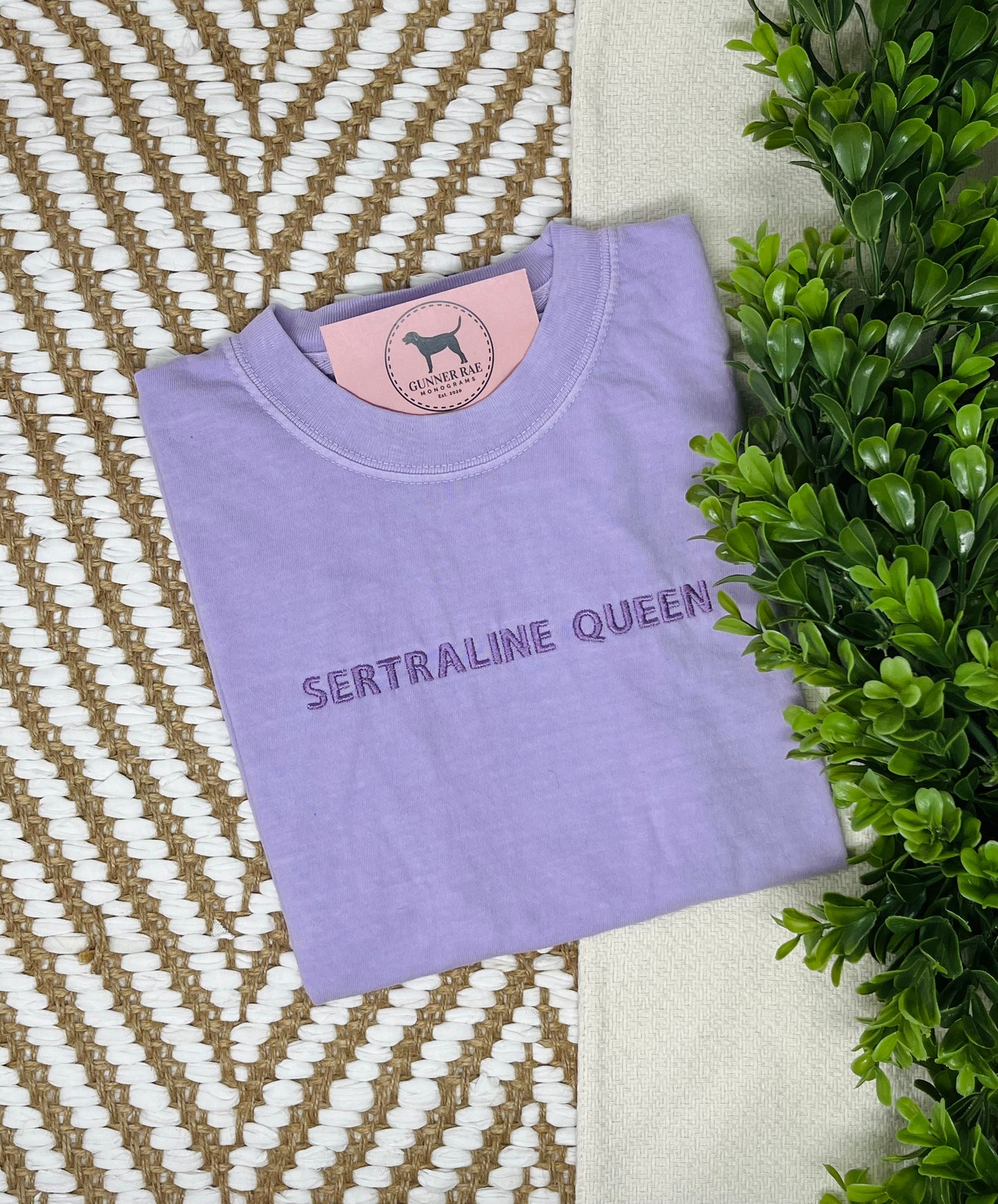 SERTRALINE QUEEN Custom Embroidered T-shirt or Sweatshirt