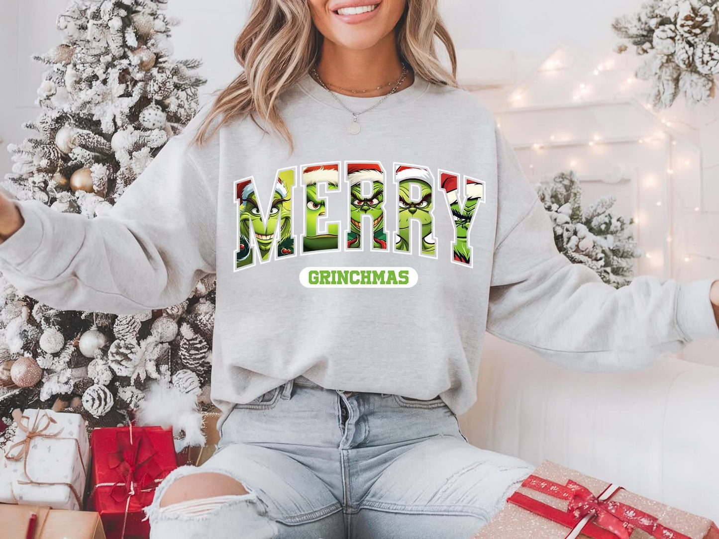 MERRY GR!NCHMAS Graphic T-shirt or Sweatshirt