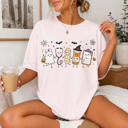 HALLOWEEN NURSE Graphic T-shirt or Sweatshirt