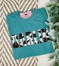 DARLIN' Applique Embroidered T-shirt or Sweatshirt