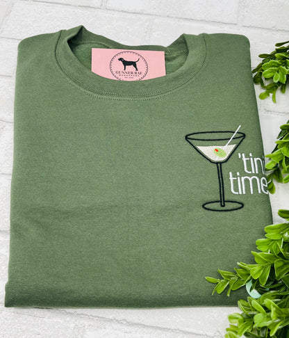 'TINI TIME Embroidered T-shirt or Sweatshirt