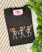 DANCING SKELETONS Embroidered T-shirt or Sweatshirt